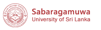SABARAGAMUWA UNIVERSITY OF SRI LANKA BELIHULOYA logo