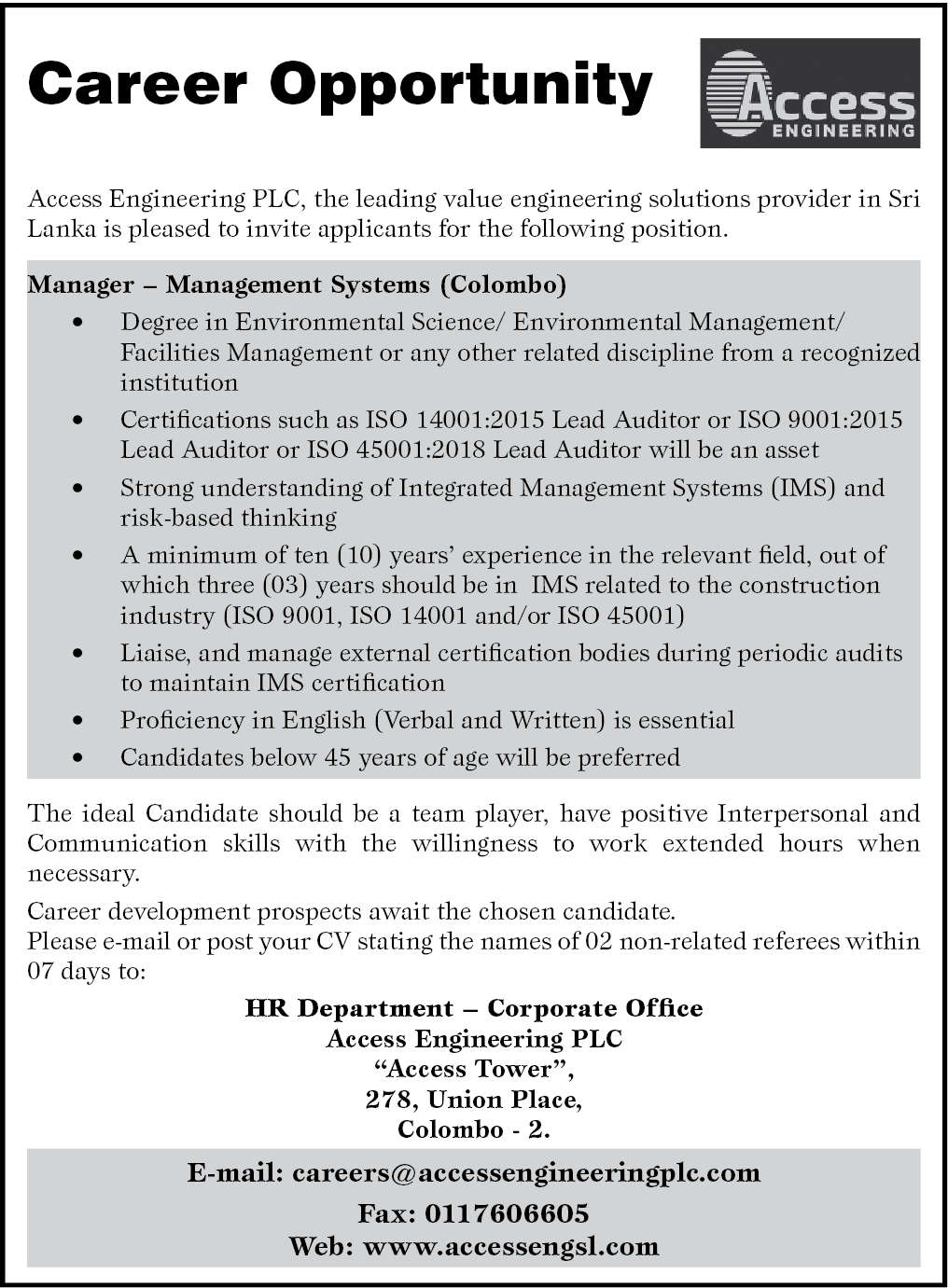 Manager header image