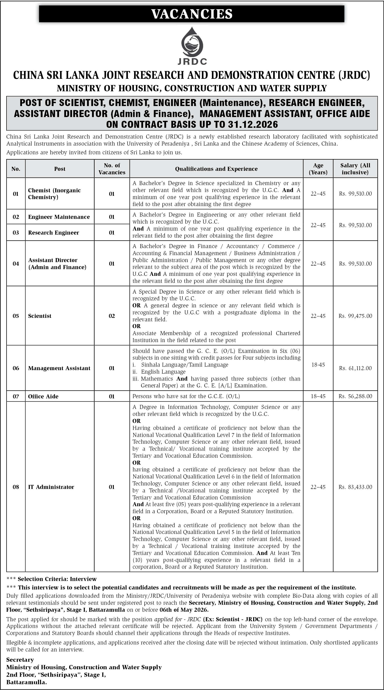 MANAGEMENT ASSISTANT header image