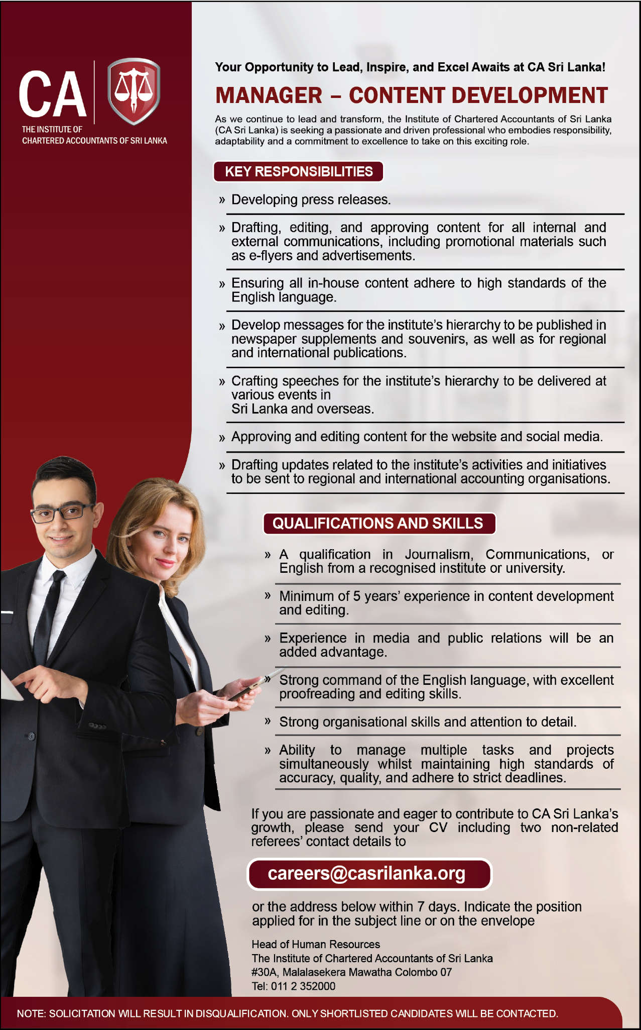 MANAGER - CONTENT DEVELOPMENT header image