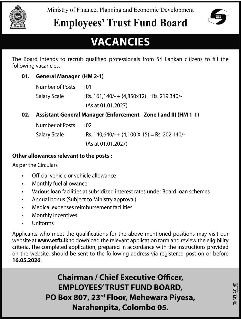 General Manager (HM 2-1) header image