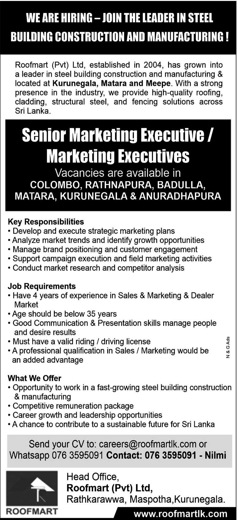 Marketing Executives header image