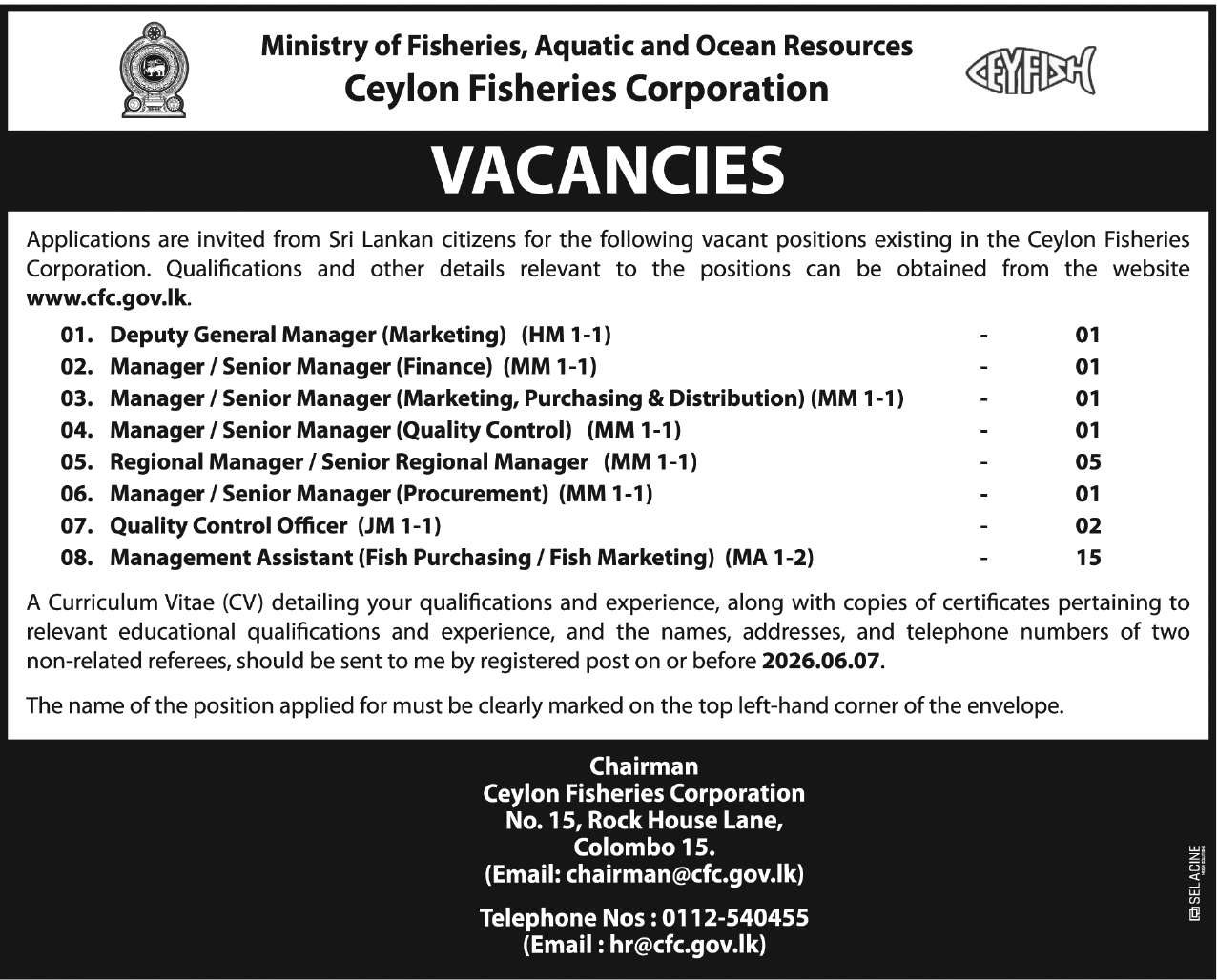 Manager/ Senior Manager (Procurement) header image