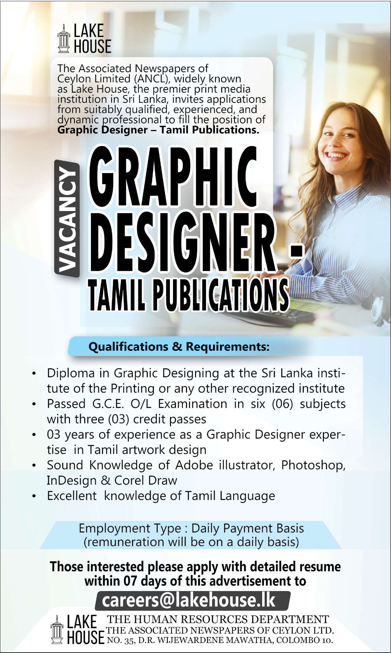 Graphic Designer - Tamil Publications header image