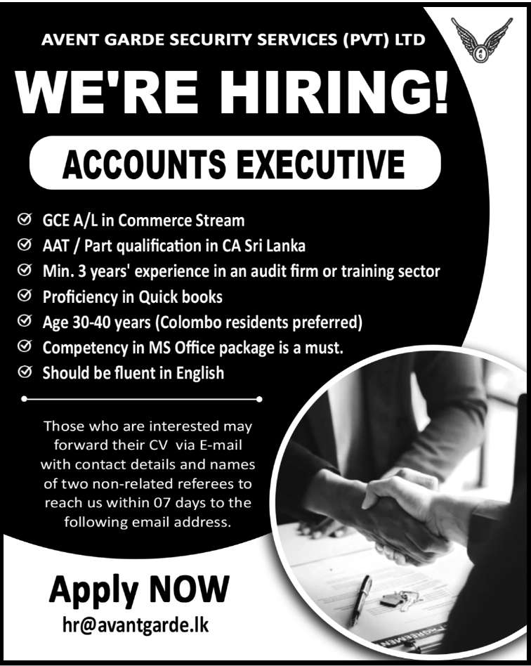 ACCOUNTS EXECUTIVE header image