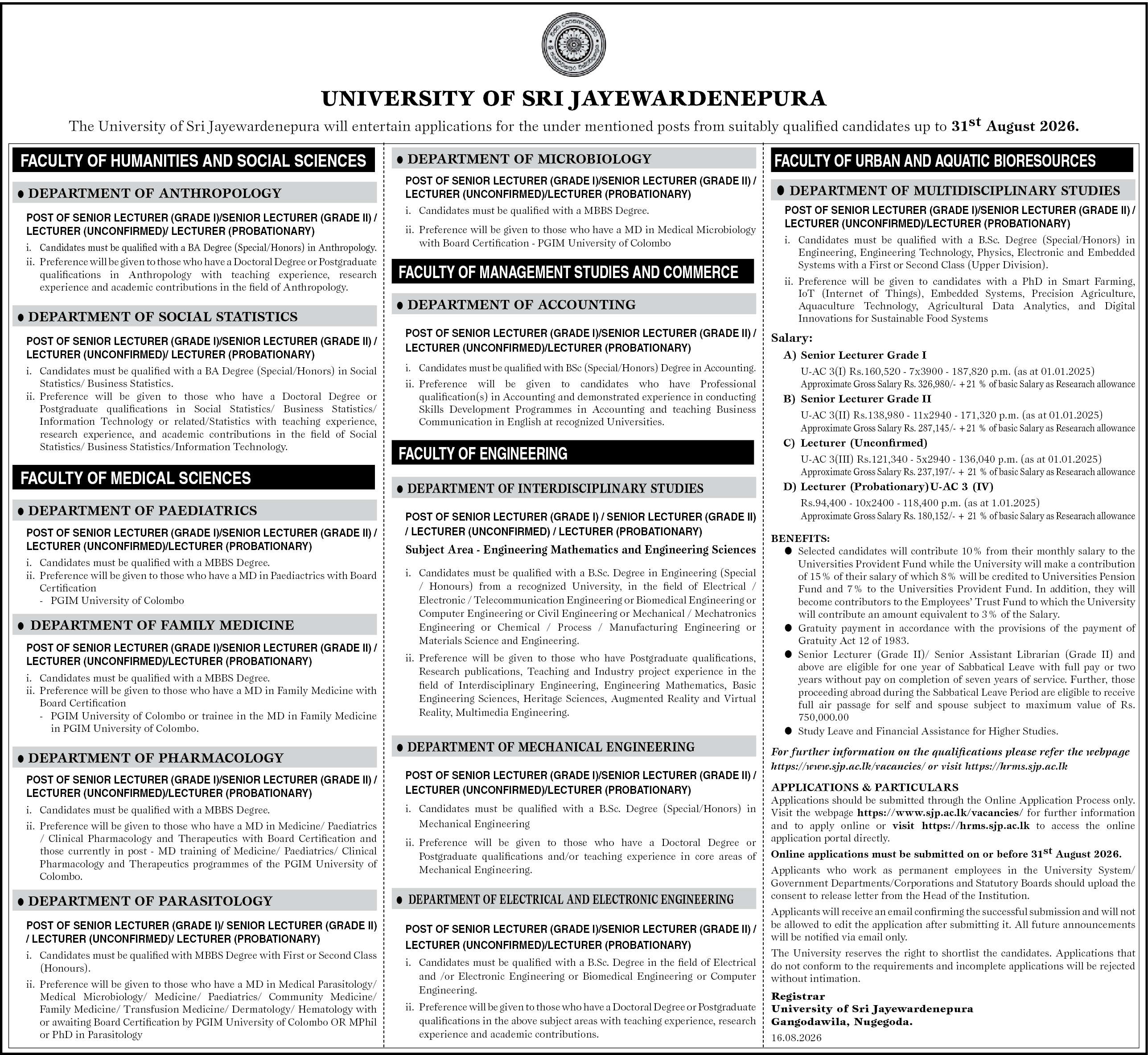 FACULTY OF ENGINEERING header image