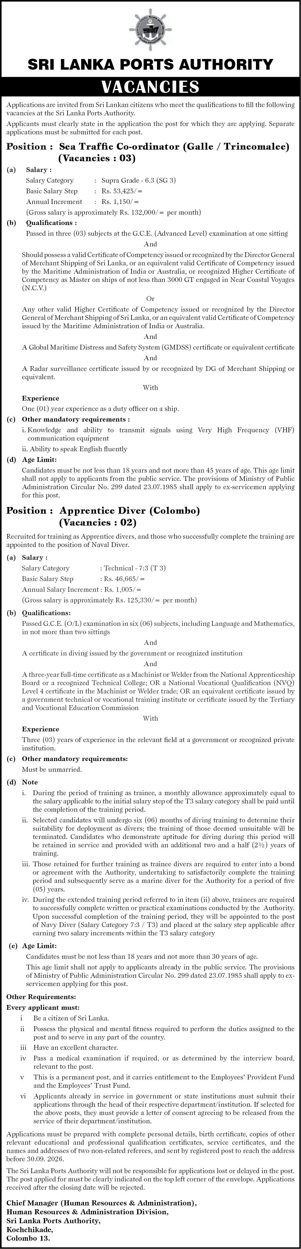 Apprentice Diver (Colombo) header image